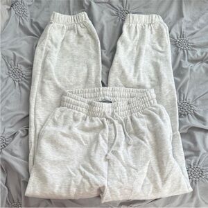 Womens Gray Sweatpants